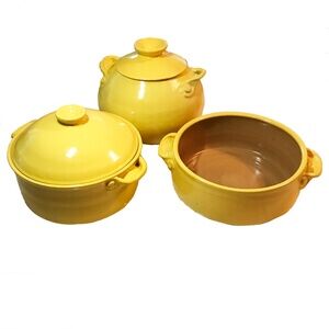 NWOT Ceramic Pottery Cookware Set